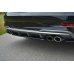 Накладка сплиттер на задний бампер на Audi S3 8V рестайл